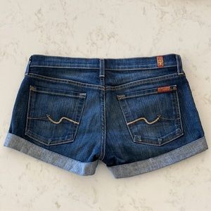 7 for all mankind womens shorts 27/28